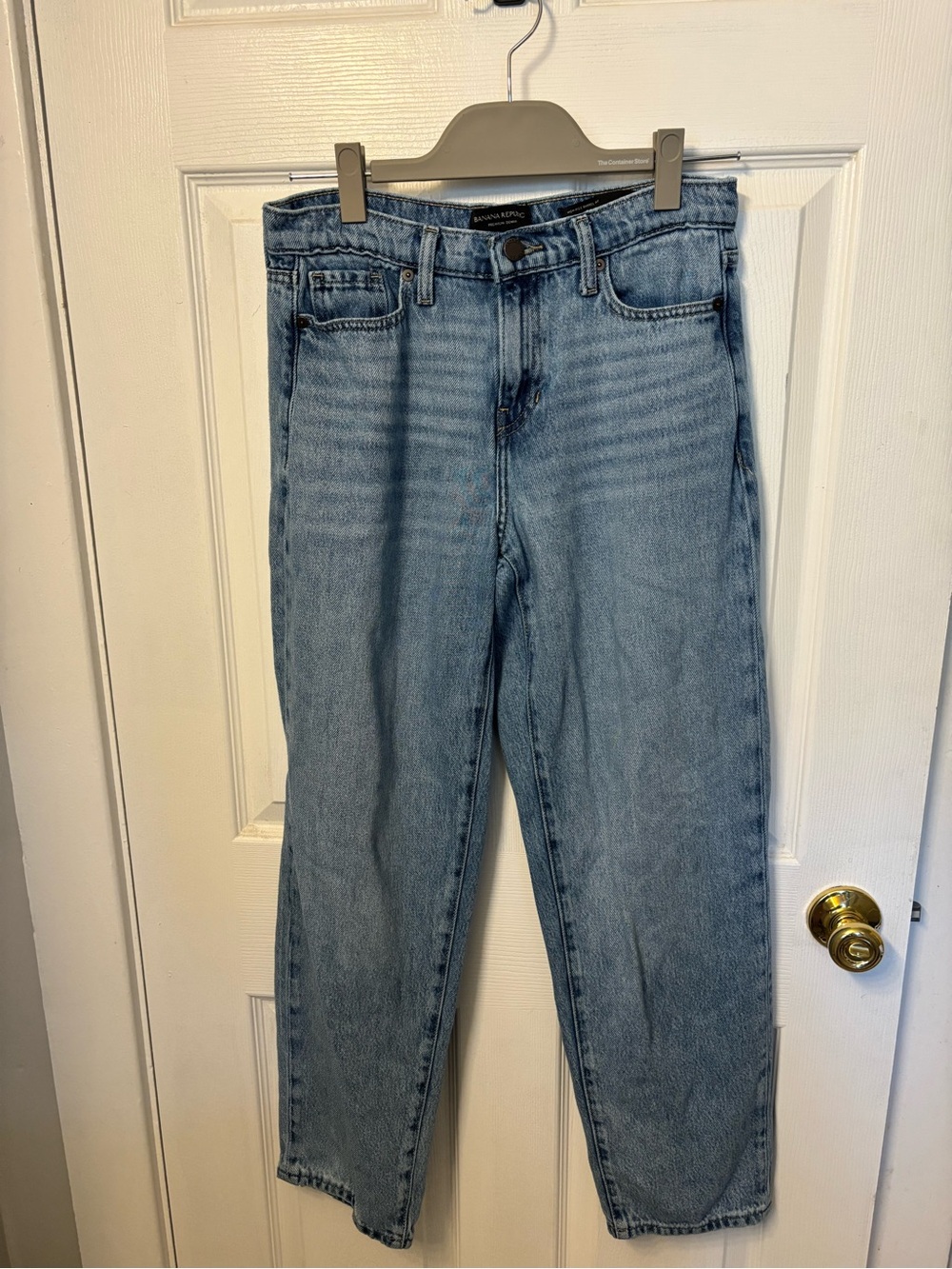 Banana Republic Light Blue Relaxed Straight Jeans